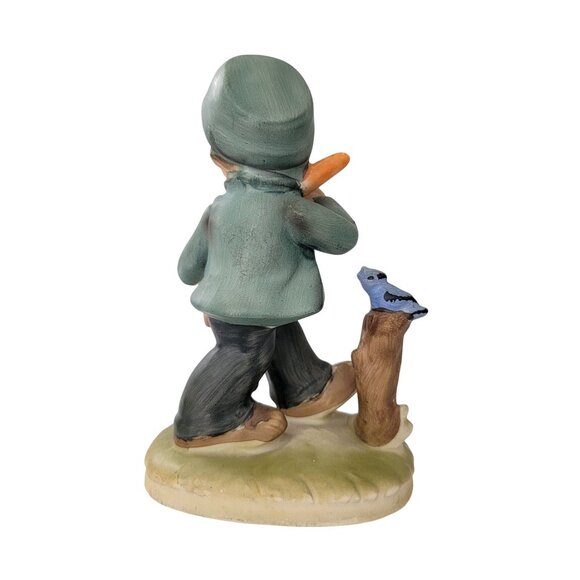 Vintage Figurines "Postman & Little Miss Mail" Hand-Painted Porcelain 5" JAPAN - Picture 4 of 13